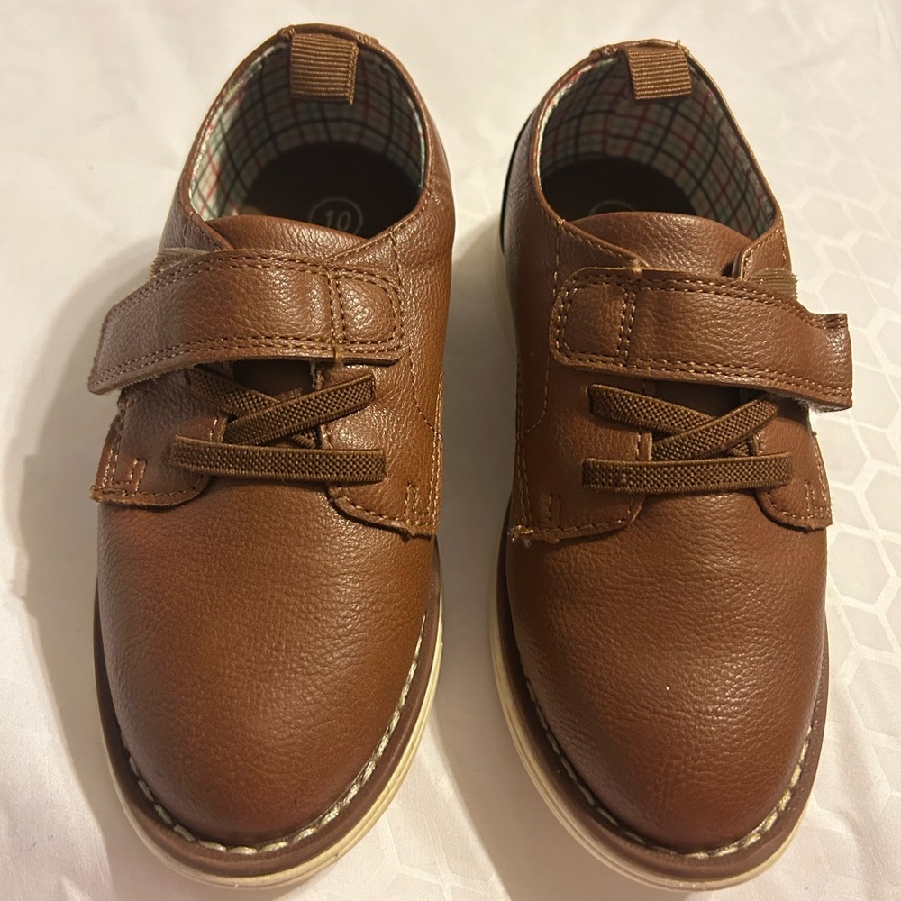 Cat & Jack Brown Kids Dress Shoes